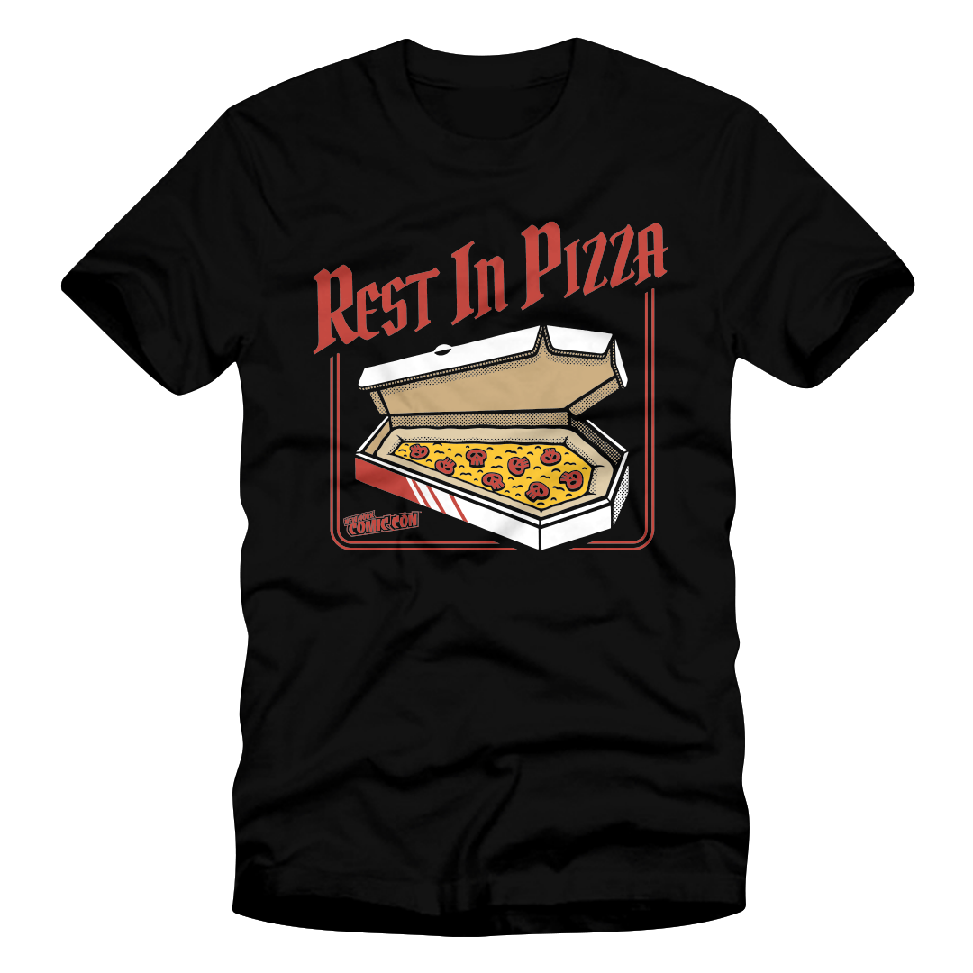 NYCC 2025 Coffin Pizza Box T-Shirt [shipping included]